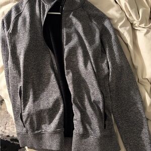 lululemon athletica Men's Charcoal Zip-Up Sweater